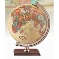 Forester 9" Antique Ocean Globe w/ Walnut Finish Base